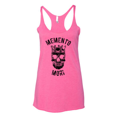 Women's Tri-Blend Racerback Tank Raw Edge Look Thumbnail