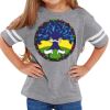 Rabbit Skins Toddler Fine Jersey Football T-Shirt Thumbnail