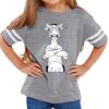Rabbit Skins Toddler Fine Jersey Football T-Shirt Thumbnail