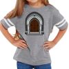 Rabbit Skins Toddler Fine Jersey Football T-Shirt Thumbnail