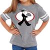 Rabbit Skins Toddler Fine Jersey Football T-Shirt Thumbnail