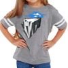 Rabbit Skins Toddler Fine Jersey Football T-Shirt Thumbnail