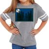 Rabbit Skins Toddler Fine Jersey Football T-Shirt Thumbnail