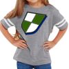 Rabbit Skins Toddler Fine Jersey Football T-Shirt Thumbnail