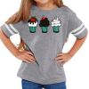 Rabbit Skins Toddler Fine Jersey Football T-Shirt Thumbnail