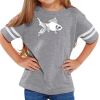 Rabbit Skins Toddler Fine Jersey Football T-Shirt Thumbnail