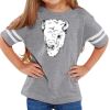 Rabbit Skins Toddler Fine Jersey Football T-Shirt Thumbnail