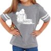 Rabbit Skins Toddler Fine Jersey Football T-Shirt Thumbnail