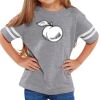 Rabbit Skins Toddler Fine Jersey Football T-Shirt Thumbnail