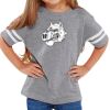 Rabbit Skins Toddler Fine Jersey Football T-Shirt Thumbnail