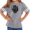 Rabbit Skins Toddler Fine Jersey Football T-Shirt Thumbnail