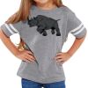 Rabbit Skins Toddler Fine Jersey Football T-Shirt Thumbnail