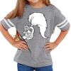 Rabbit Skins Toddler Fine Jersey Football T-Shirt Thumbnail