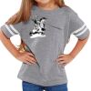 Rabbit Skins Toddler Fine Jersey Football T-Shirt Thumbnail