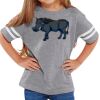Rabbit Skins Toddler Fine Jersey Football T-Shirt Thumbnail