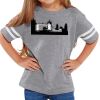 Rabbit Skins Toddler Fine Jersey Football T-Shirt Thumbnail