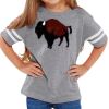 Rabbit Skins Toddler Fine Jersey Football T-Shirt Thumbnail