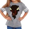 Rabbit Skins Toddler Fine Jersey Football T-Shirt Thumbnail