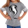 Rabbit Skins Toddler Fine Jersey Football T-Shirt Thumbnail