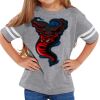 Rabbit Skins Toddler Fine Jersey Football T-Shirt Thumbnail