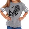 Rabbit Skins Toddler Fine Jersey Football T-Shirt Thumbnail