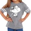 Rabbit Skins Toddler Fine Jersey Football T-Shirt Thumbnail