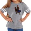 Rabbit Skins Toddler Fine Jersey Football T-Shirt Thumbnail