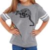 Rabbit Skins Toddler Fine Jersey Football T-Shirt Thumbnail