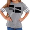 Rabbit Skins Toddler Fine Jersey Football T-Shirt Thumbnail