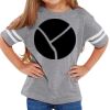 Rabbit Skins Toddler Fine Jersey Football T-Shirt Thumbnail