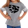 Rabbit Skins Toddler Fine Jersey Football T-Shirt Thumbnail