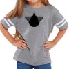 Rabbit Skins Toddler Fine Jersey Football T-Shirt Thumbnail