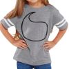 Rabbit Skins Toddler Fine Jersey Football T-Shirt Thumbnail