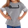 Rabbit Skins Toddler Fine Jersey Football T-Shirt Thumbnail