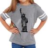 Rabbit Skins Toddler Fine Jersey Football T-Shirt Thumbnail