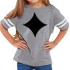 Rabbit Skins Toddler Fine Jersey Football T-Shirt Thumbnail