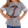 Rabbit Skins Toddler Fine Jersey Football T-Shirt Thumbnail