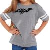 Rabbit Skins Toddler Fine Jersey Football T-Shirt Thumbnail