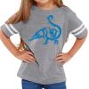 Rabbit Skins Toddler Fine Jersey Football T-Shirt Thumbnail