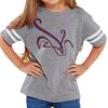 Rabbit Skins Toddler Fine Jersey Football T-Shirt Thumbnail