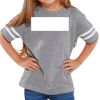 Rabbit Skins Toddler Fine Jersey Football T-Shirt Thumbnail