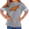 Rabbit Skins Toddler Fine Jersey Football T-Shirt Thumbnail