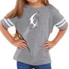 Rabbit Skins Toddler Fine Jersey Football T-Shirt Thumbnail