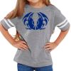 Rabbit Skins Toddler Fine Jersey Football T-Shirt Thumbnail