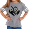 Rabbit Skins Toddler Fine Jersey Football T-Shirt Thumbnail