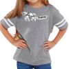 Rabbit Skins Toddler Fine Jersey Football T-Shirt Thumbnail