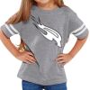 Rabbit Skins Toddler Fine Jersey Football T-Shirt Thumbnail