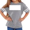 Rabbit Skins Toddler Fine Jersey Football T-Shirt Thumbnail