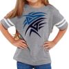 Rabbit Skins Toddler Fine Jersey Football T-Shirt Thumbnail