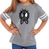 Rabbit Skins Toddler Fine Jersey Football T-Shirt Thumbnail